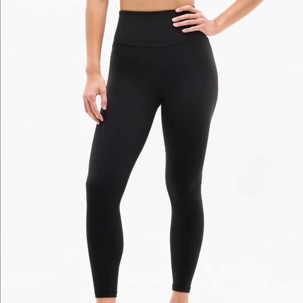 Athleta Black Elation high rise leggings